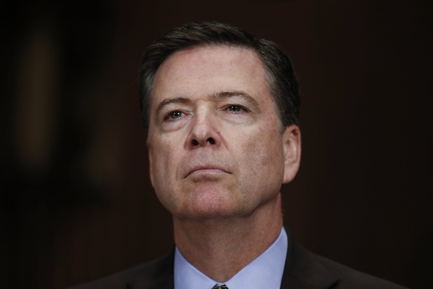 epa05953746 (FILE) - FBI Director James Comey testifies before the Senate Judiciary Committee hearing on &#039;Oversight of the Federal Bureau of Investigation.&#039; on Capitol Hill in Washington, DC ...