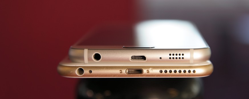 Handys von Apple und Samsung: Doch welches ist nun das Galaxy S6 und welches das iPhone 6 Plus?