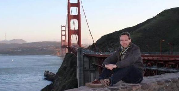 Andreas Lubitz vor der Golden Gate Bridge in San Francisco: Mit Absicht in den Tod.