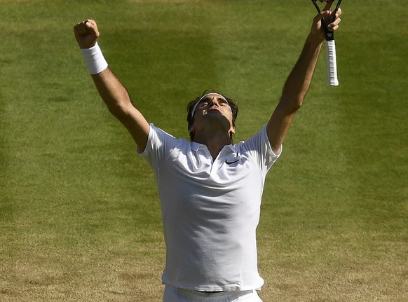 Geschafft! Der «Maestro» steht zum elften Mal im Halbfinal von Wimbledon.