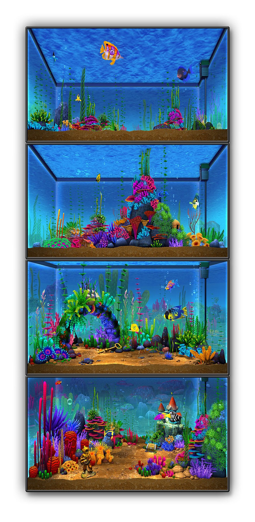 Tabor Robak kreierte das «Analphabetic Aquarium» (2014).