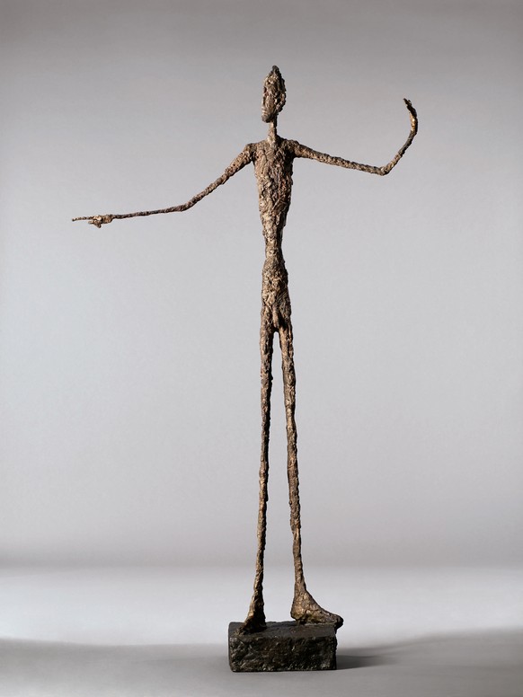 «Der zeigende Mann» von Alberto Giacometti.