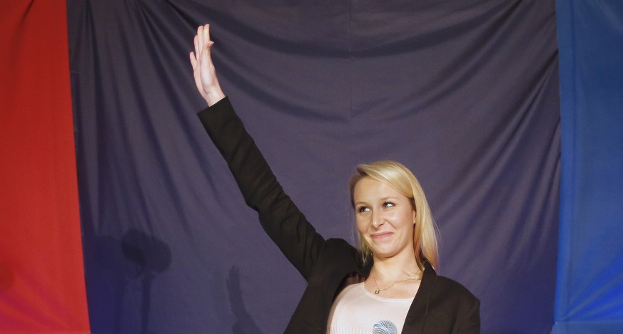 Wahrscheinlich wird Marion Le Pen am 13. Dezember genauso triumphieren wie auf diesem Bild vom 6.