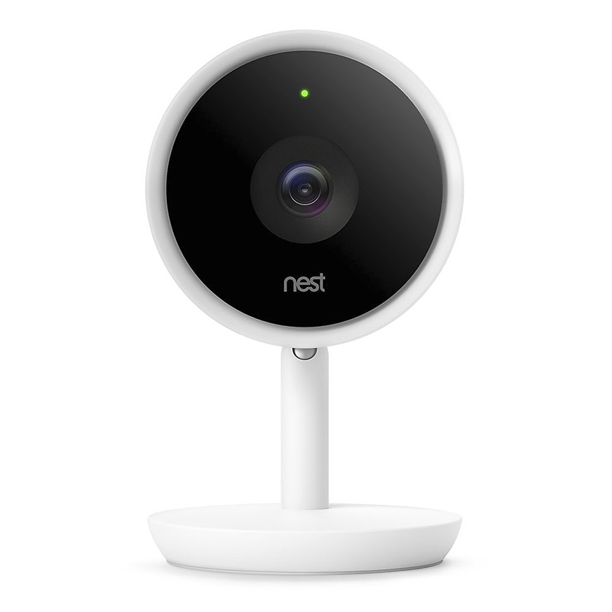 This photo provided by Nest Labs shows the Nest Cam IQ. Nest Labs is adding Google&#039;s facial recognition technology to a high-resolution security camera that will provide a glimpse at the potentia ...