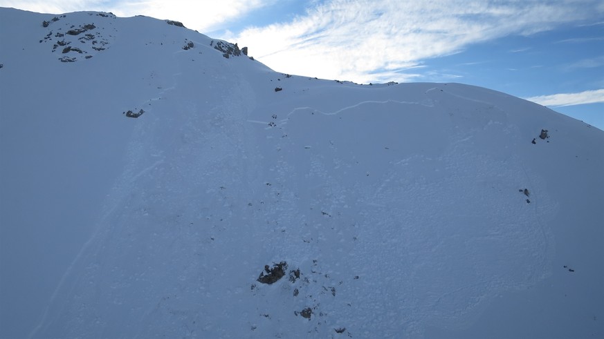 Die Lawine am Büelenhorn tötete einen Skifahrer.