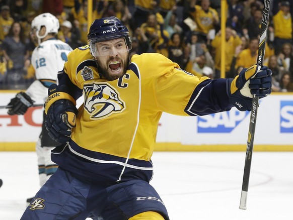 Nashville-Captain Shea Weber erzielte in der vergangenen Saison genau gleich viele Punkte wie Subban.