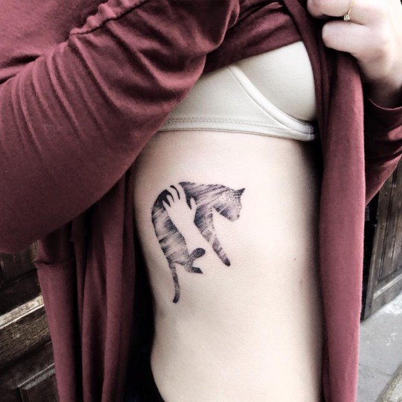 Katzen-Tattoo