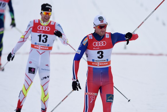 Petter Northug: Dank Sprintstärke zum Sieg.