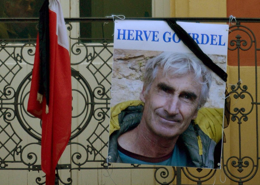 Gourdel auf einem Foto in seinem Heimatort Saint-Martin-Vésubie.