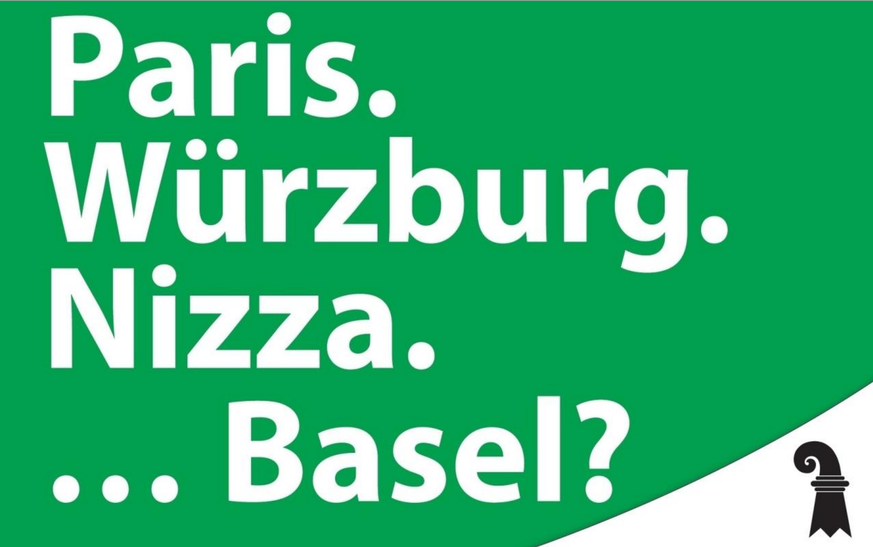 SVP Basel-Stadt: Wahlplakat