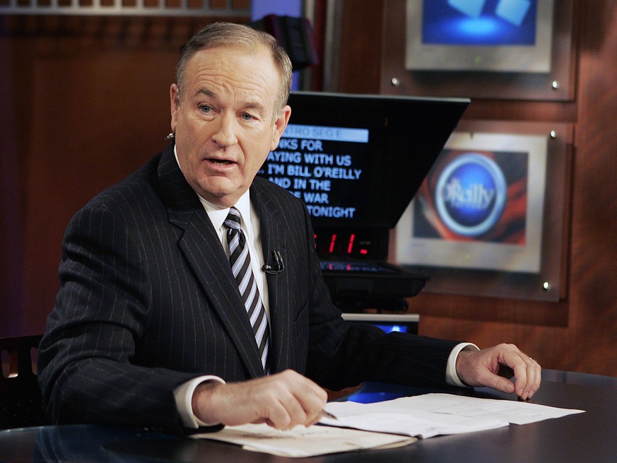 FILE - In this Jan. 18, 2007 file photo, Fox News commentator Bill O&#039;Reilly appears on the Fox News show, &quot;The O&#039;Reilly Factor,&quot; in New York. O&#039;Reilly has lost his job at Fox  ...