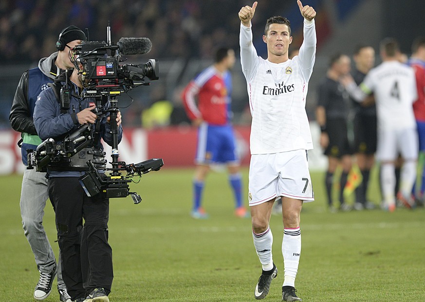 Ronaldos Tor bleibt nicht die einzige «Daumen-hoch»-Szene des Abends.