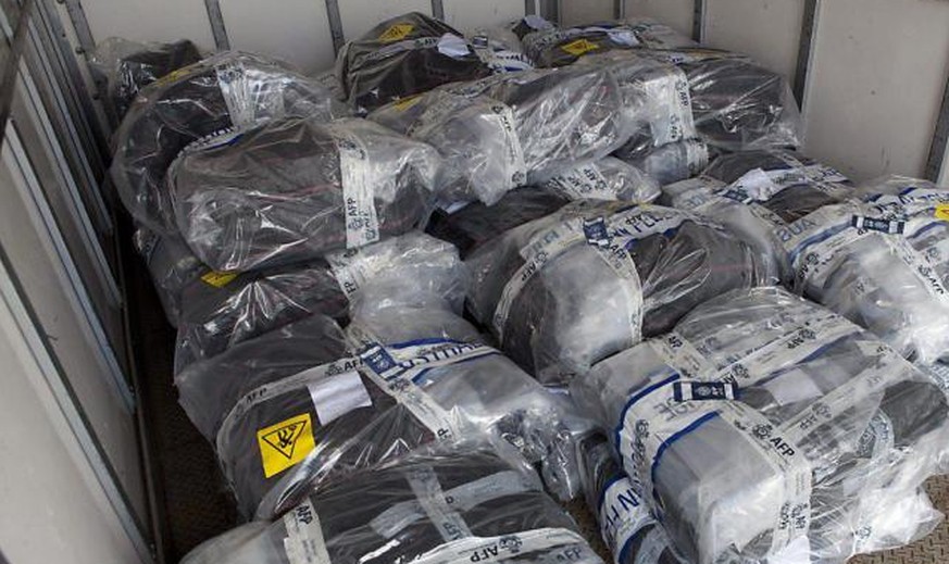 Das beschlagnahmte Kokain hat einen Marktwert von rund 237 Millionen Franken