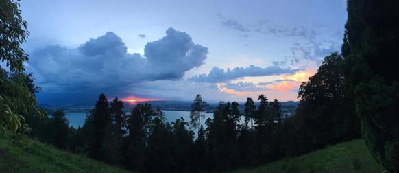 Unwetter Zugersee, Gewitter