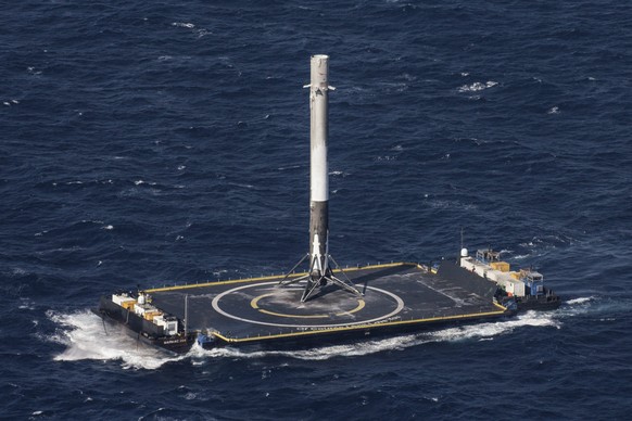 Diese Rakete ist hier gelandet: Ein Meilenstein für SpaceX.