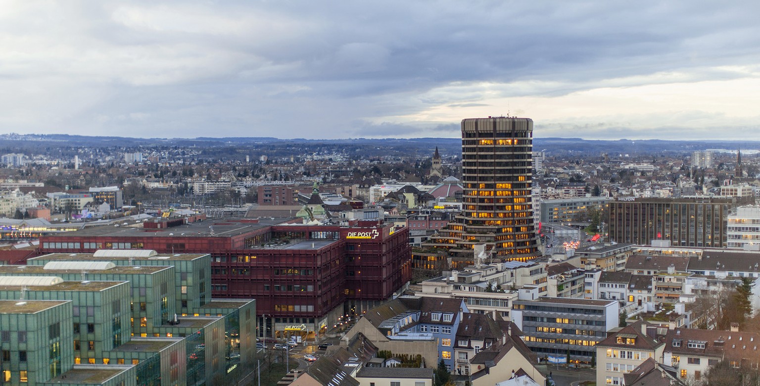 Der Hauptsitz der&nbsp;Bank für Internationalen Zahlungsausgleich (BIZ) in Basel.