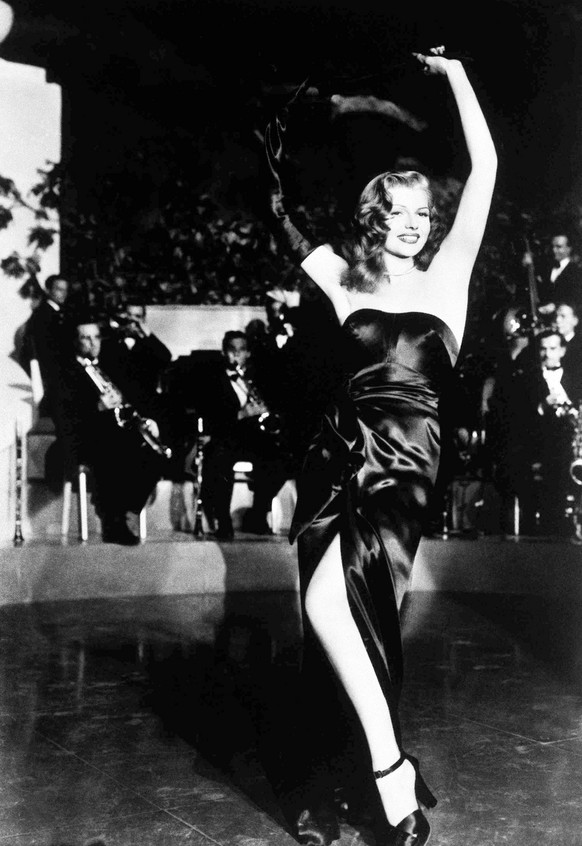 In this image provided by Columbia Pictures, Rita Hayworth, shown during a scene from the 1946 Columbia Pictures film &quot;Gilda&quot; in character on May 15, 1946, has died at the age of 68, accordi ...