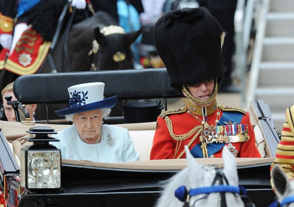 Die Queen und der 93-jährige Queen-Ehemann Prinz Philip.