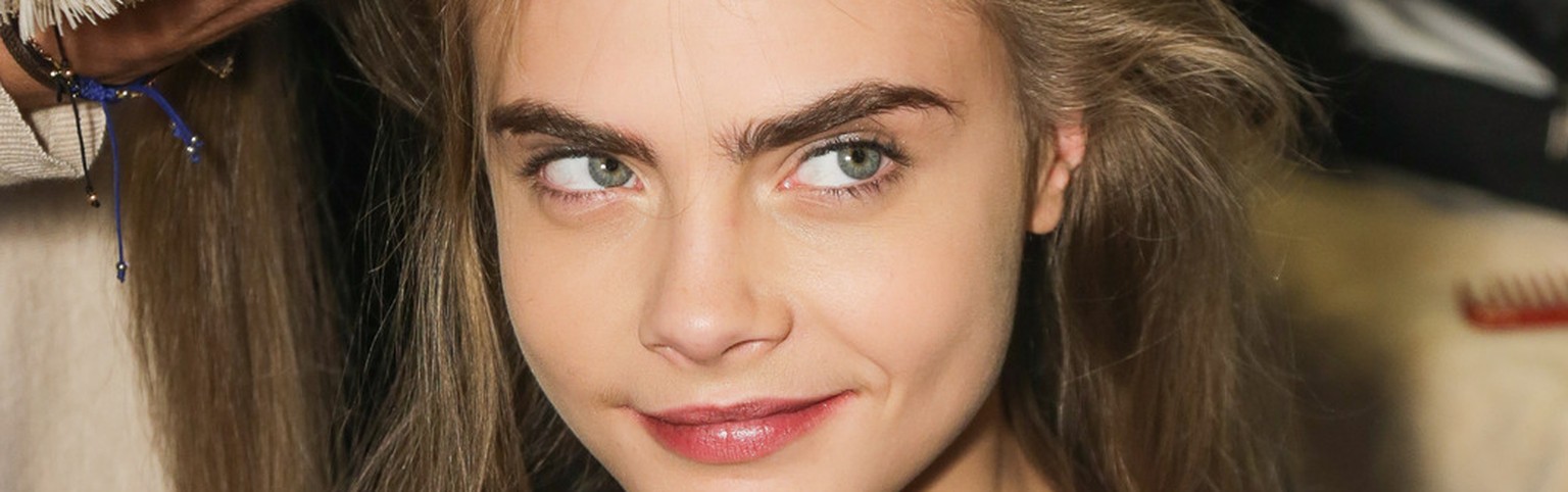 Das britische Model Cara Delevingne hat, was angeblich viele New Yorkerinnen wollen: fette Augenbrauen. 