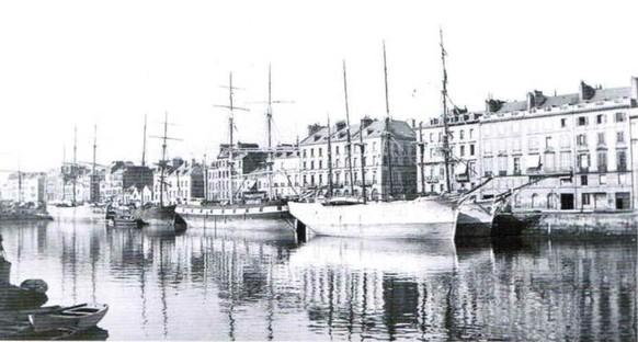 Le Havre um 1850.