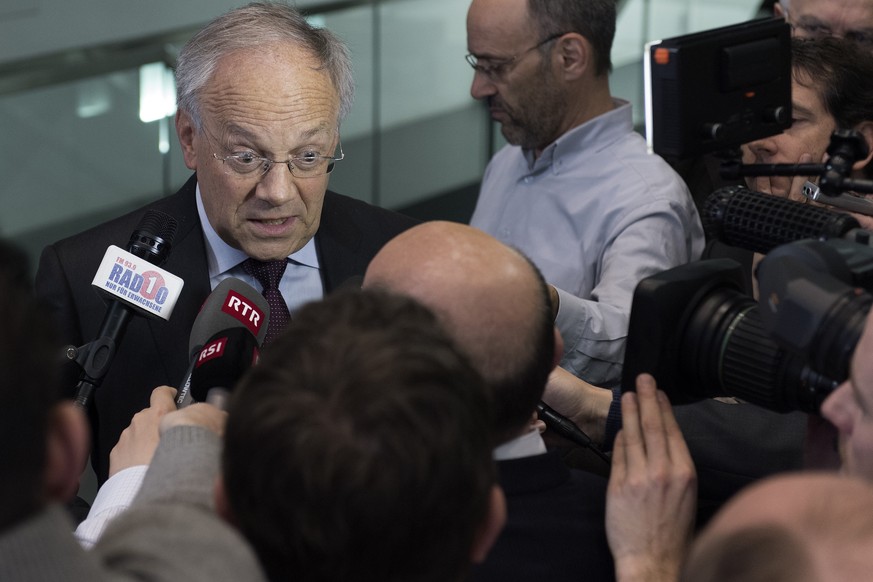 Bundesrat Johann Schneider-Ammann nimmt Stellung zum SNB-Entscheid.