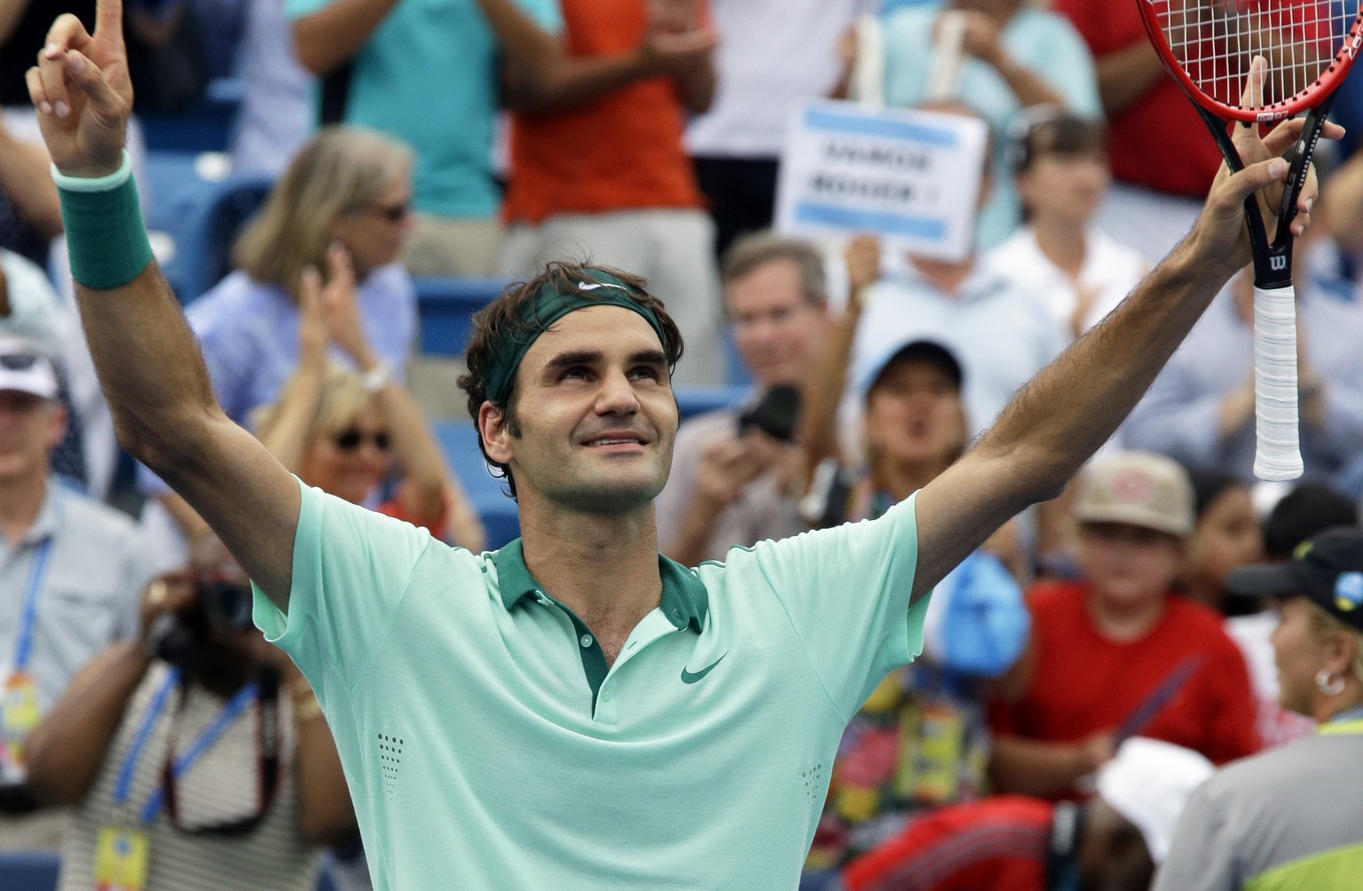 Roger Federer darf zuversichtlich in die nahe Zukunft blicken.