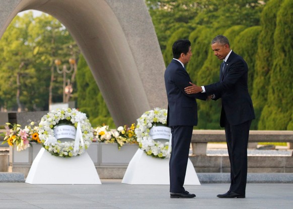 Obama und Japans Regierungschef Shinzo Abe