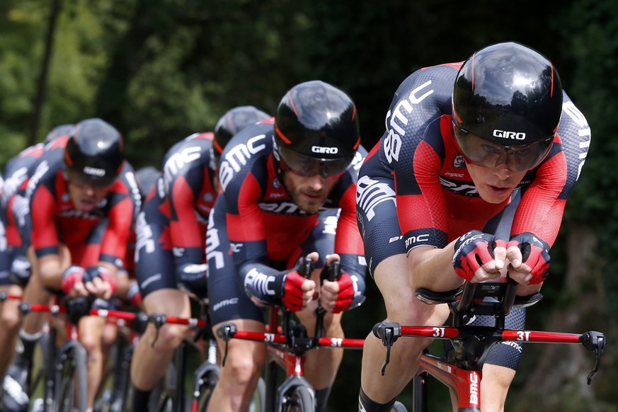 Das amerikanisch-schweizerische Team BMC holt sich den Sieg bei der 9. Tour-Etappe.&nbsp;