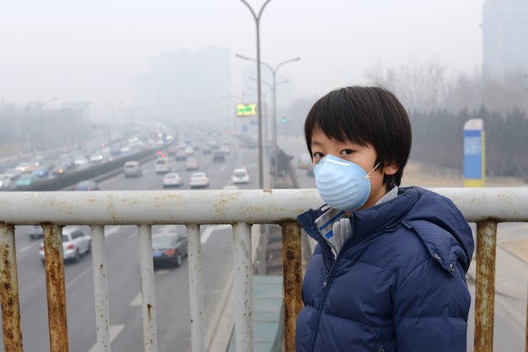 Smog in Peking.