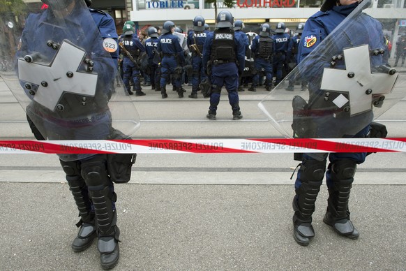 Die Polizei war angewiesen, die Kundgebung zu verhindern.