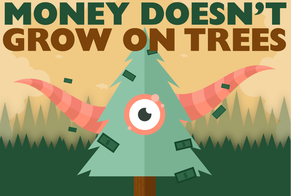 Geld wächst nicht auf Bäumen. Das lernen Eltern und Kinder bei den Chore Monsters.