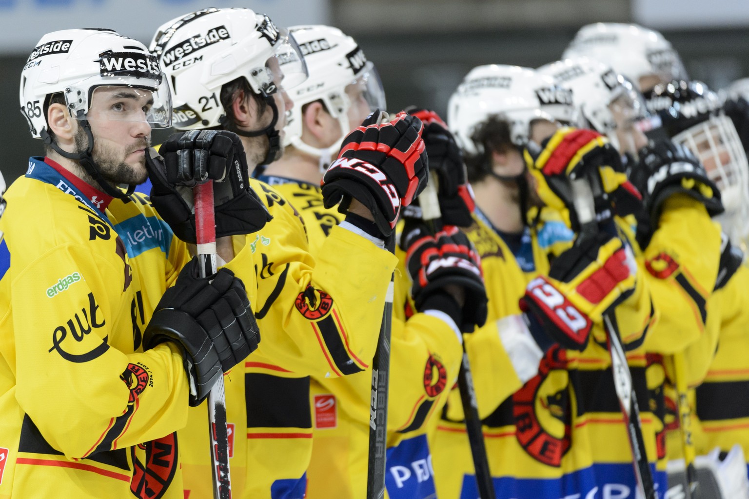 Der SC Bern muss nach der gestrigen Niederlage zur «Belle» antreten.