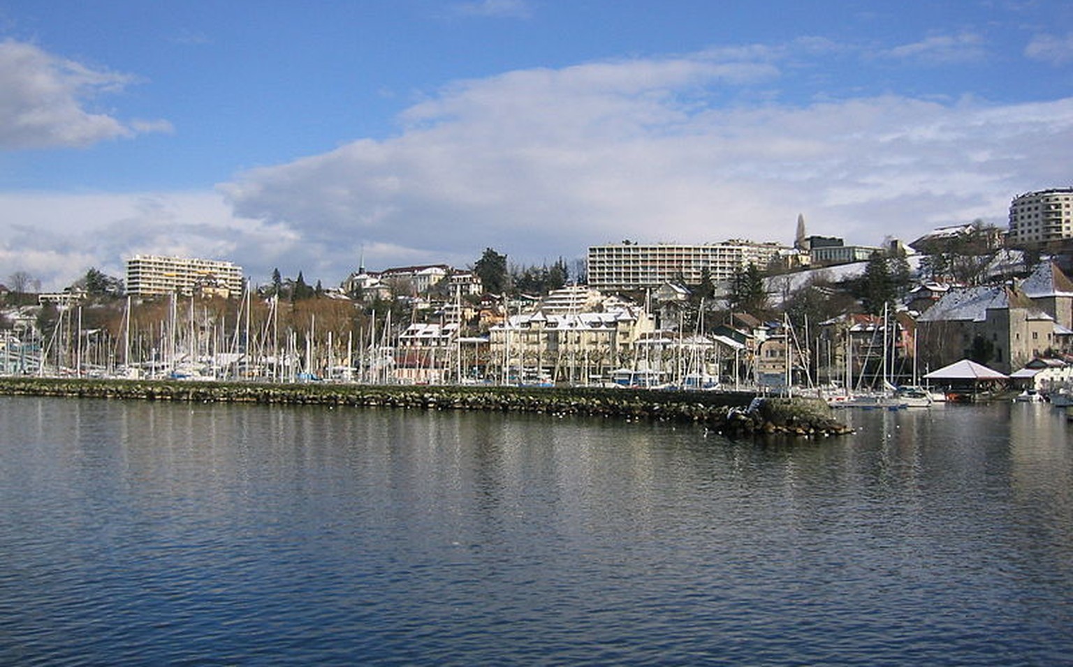 Der Hafen von Thonon-les-Bains.