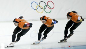Hup hup: Die Holländer gewannen im Eisschnelllauf 23 von 32 möglichen Medaillen.