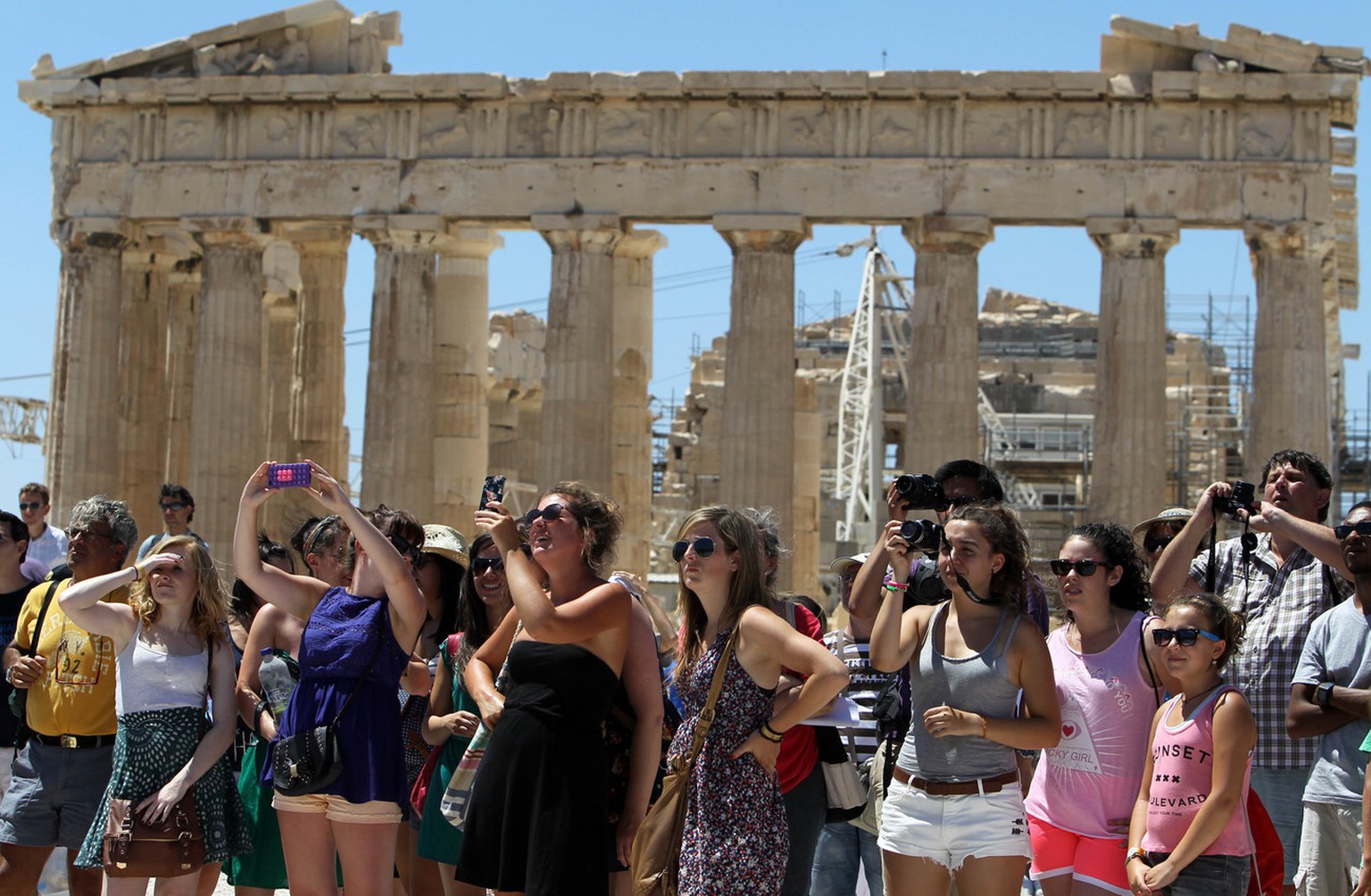 Athen ist bei russischen Touristen beliebt.