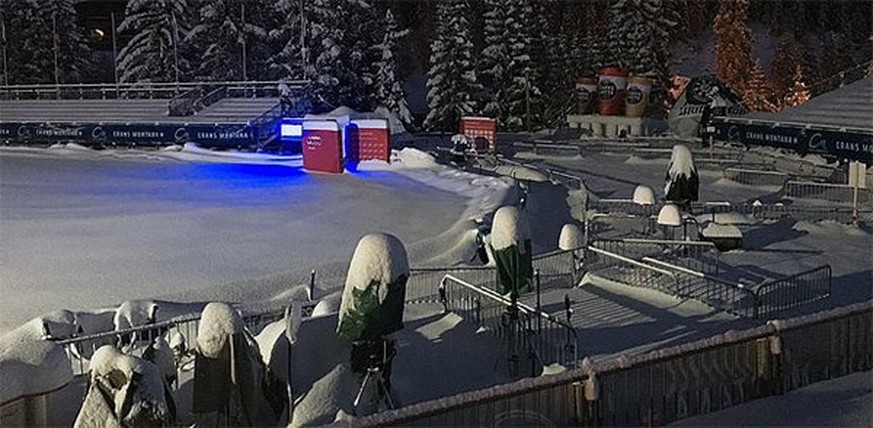 In Crans-Montana hat es tüchtig geschneit: Die Abfahrt startet morgen um 10.30 Uhr.