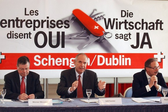 Für den Beitritt zu Schengen/Dublin vor zehn Jahren hatten sich die Wirtschaftsverbände eingesetzt.&nbsp;