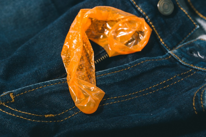 Gebrauchtes Kondom (Shutterstock)