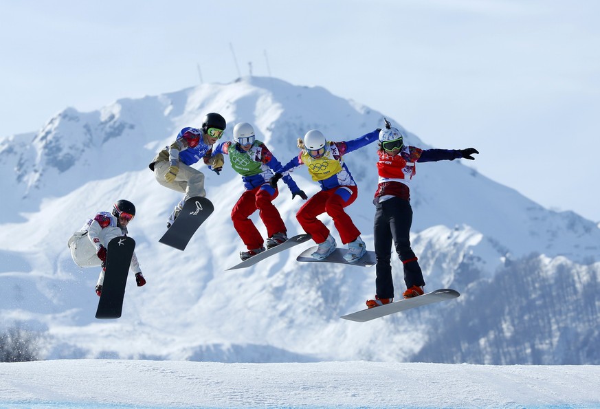 Die Snowboardcrosser werden nach Olympia auch in der Schweiz noch Halt machen.