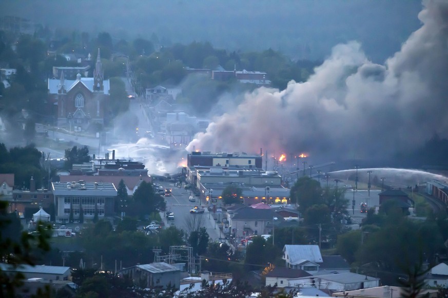 Inferno im Juli 2013: Zugunglück im kanadischen&nbsp;Lac-Mégantic.