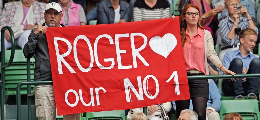 King Roger ist bei den Fans in Halle gut im Kurs.