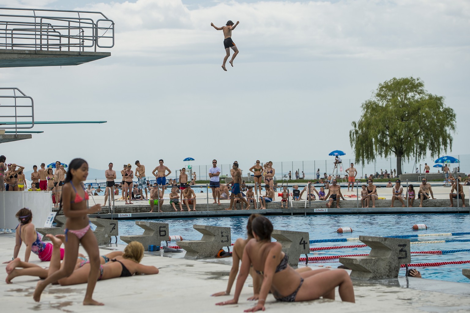 Das Strandbad von Lausanne, das 1937 erbaute Bellerive, hat schon schlechtere Zeiten erlebt.