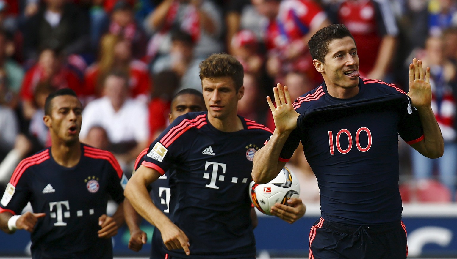 Er schiesst derzeit alles kaputt: Robert Lewandowski.