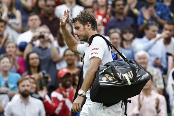 Erstmals seit dem French Open 2014 verpasst Wawrinka die 2. Woche eines Grand Slams.