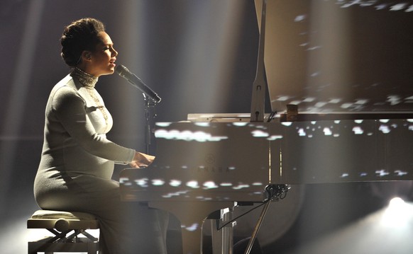 Eine runde Sache:&nbsp;Alicia Keys an der MTV-Award-Verleihung in Glasgow.