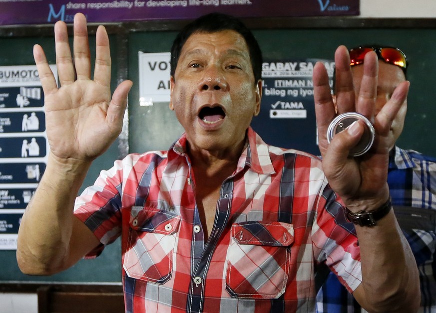 Rodrigo Duterte: Frisch gewählter Präsident der Philippinen.&nbsp;