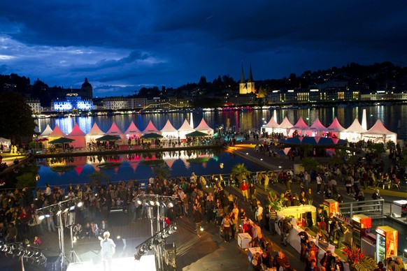 Das Blue Balls Festival in Luzern.