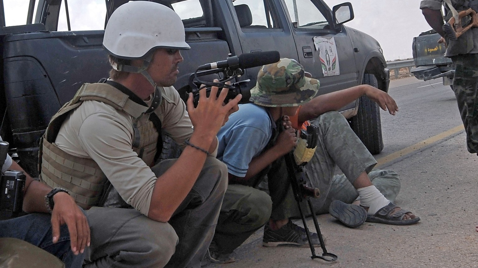 Im Einsatz im Kriegsgebiet: Journalist James Foley 2011 im libyschen Sirte.&nbsp;