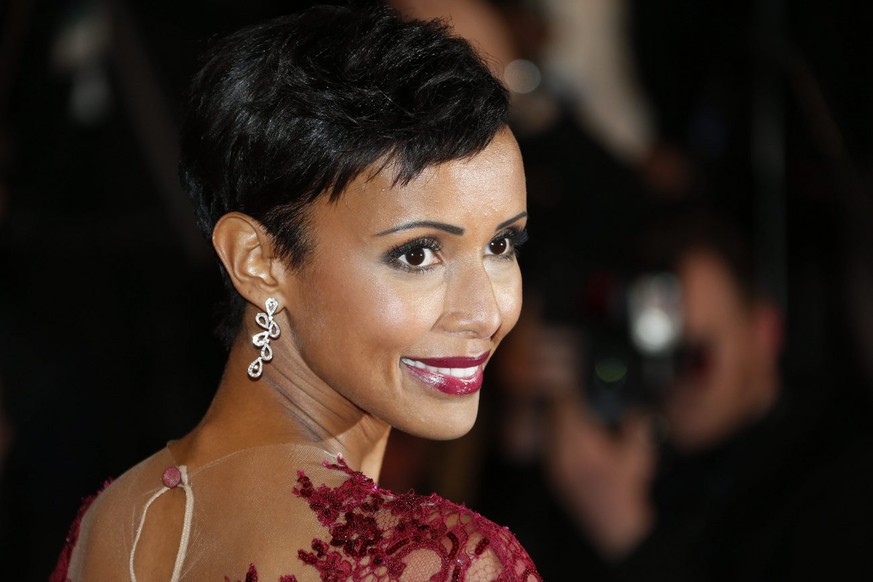 epa04208129 French actress and former Miss France Sonia Rolland arrives for the screening of &#039;Timbuktu&#039; during the 67th annual Cannes Film Festival, in Cannes, France, 15 May 2014. The movie ...