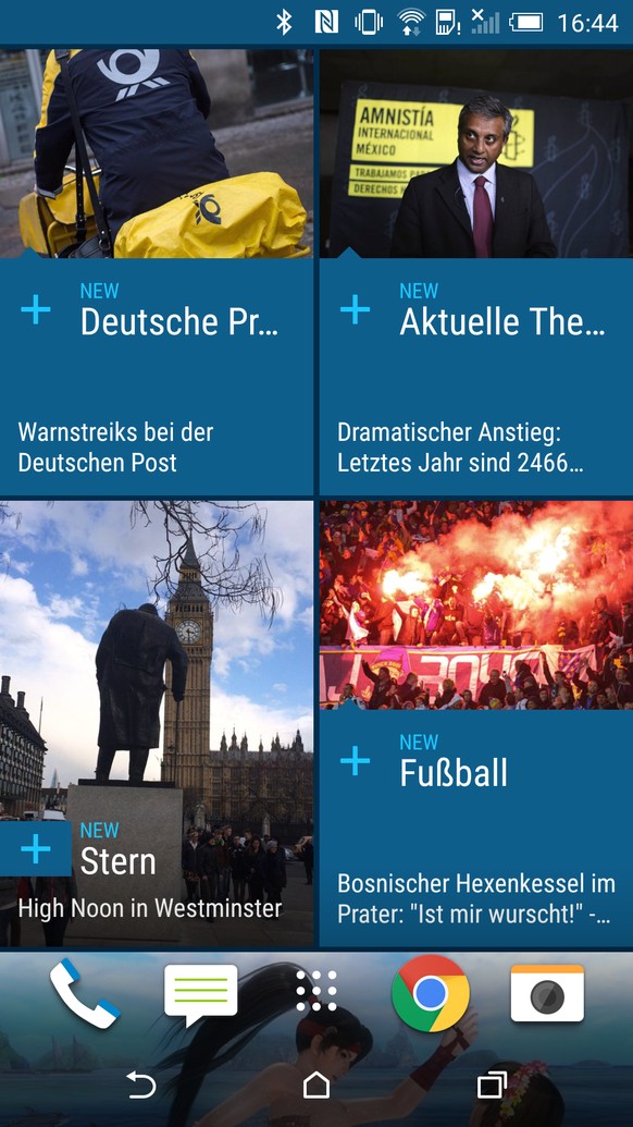 Der Blinkfeed-Launcher war mir zu chaotisch ...